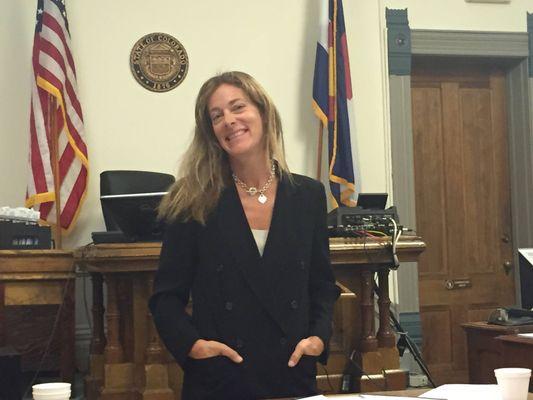 Partner Lauren Maytin in 
 Pitkin County Court