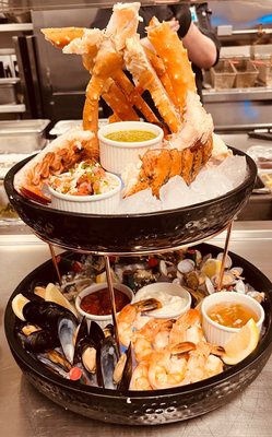 Upgraded Seafood Table Tower!