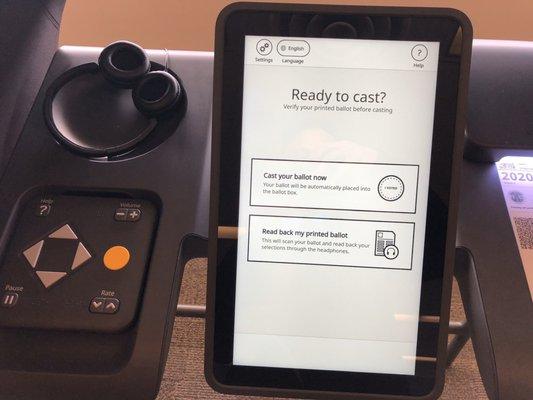 New Voting Machines for 2020 - Vote Center at CSU LA Library