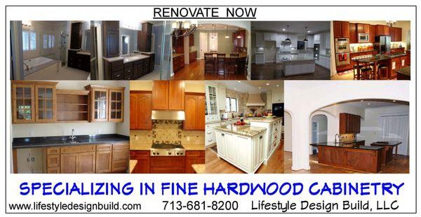 Specializing in Fine Hardwood Cabinetry