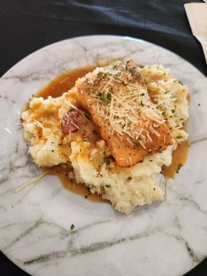 Brunch, Grits & Salmon