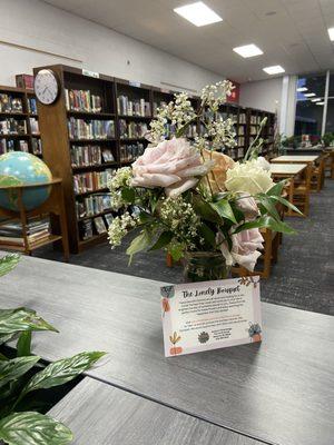 The Lonely Bouquet has found a new home in the Benzie Central High School Library