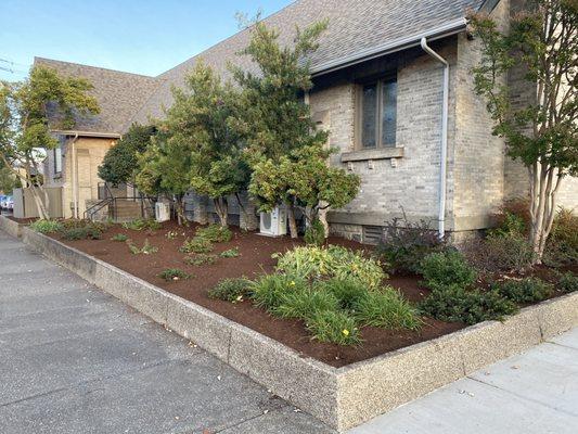 5th Street side of church building.