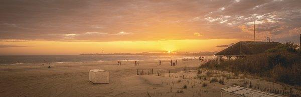 The Cove Beach during sunset