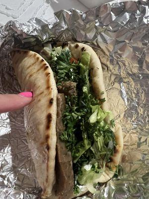 Beef and Lamb Gyro Pita