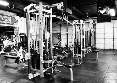 This is the GYM'S weight room!