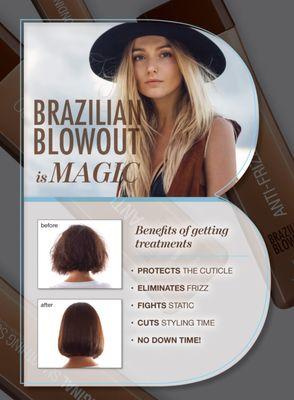 Book your Brazilian Blowout with one of our certified specialists.  SulimaysHiar.com