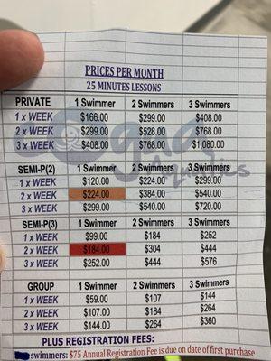 Here is the prices of there new monthly membership as of March 2019