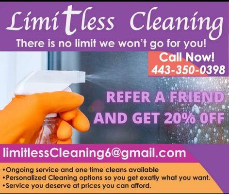 Limitless Residential and Commercial Cleaning