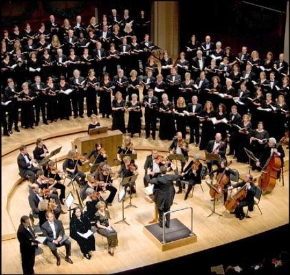 Alfred Sturgis conducts the NC Master Chorale in concert, Meymandi Concert Hall, Raleigh, NC.