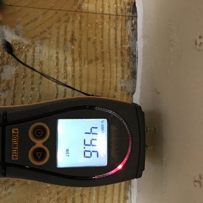 The protometer used to detect moisture after water damage as a result of flooding