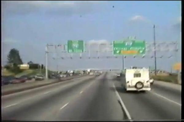 Interstate 70 at Interstate 270 exit - Maryland Heights, Missouri, 1987