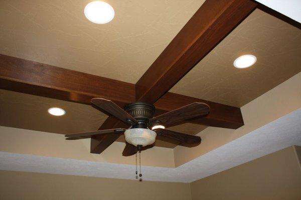 Just hung beautiful ceiling fan with no drywall damage