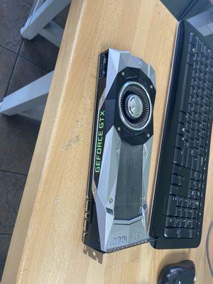 High end Nvidia video card used with warranty