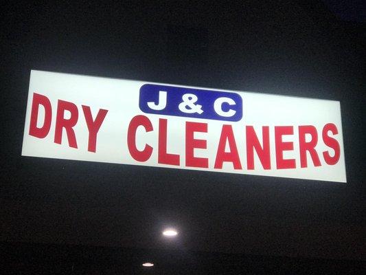 J&C Cleaners fast dry cleaning, alterations and shoe repair.