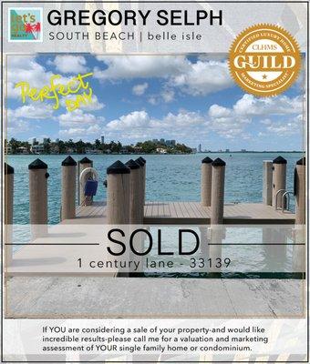 SOLD-1 century lane 33139 south beach the vistas #gregoryselph #letsgoREALTY @letsgogregory letsgoREALTY.com