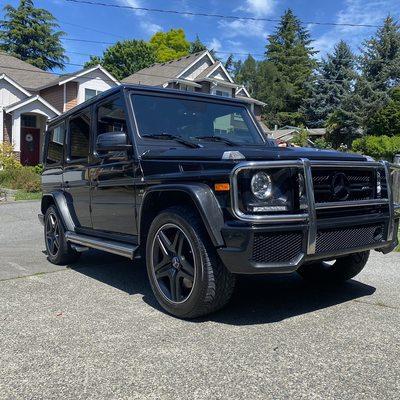 G wagon in for paint correction and Feynlab ceramic coating