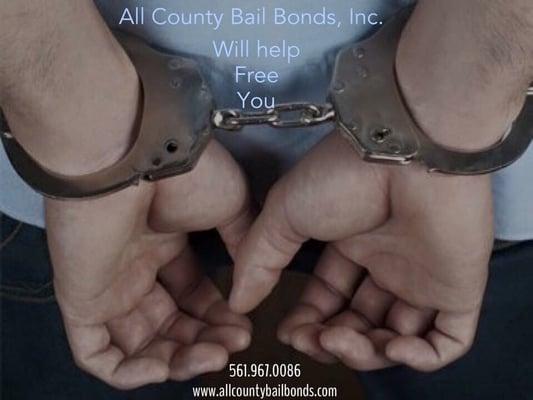 Call All County Bail Bonds Inc. and get out of jail now. #befree #pbso #pbcbailbonds #baibondswpb 561-967-0086