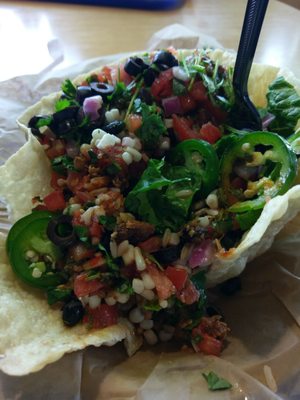 Chicken taco salad