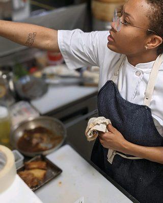 Kitchen at work