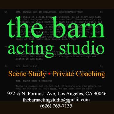 Learn from those who do as well as teach! The Barn Acting Studio in West Hollywood. Scene study and Private coaching.