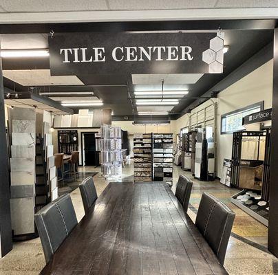 Our Tile Center in our Puyallup showroom has hundreds of tile & countertop options to choose from