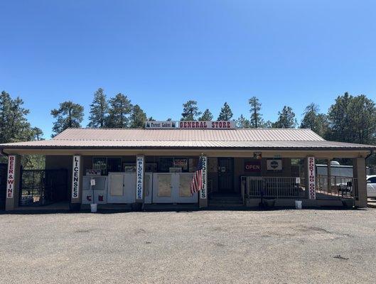 Front view of store