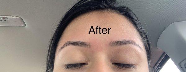 After 5/14/21 $10 eyebrow threading service