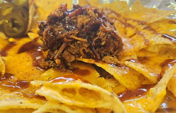 Slow Smoked BBQ Pork Nachos