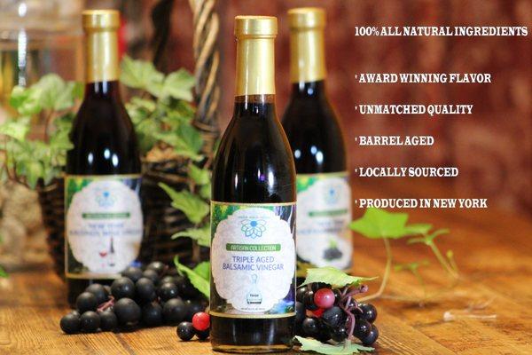 Artisan vinegars' made with the finest ALL NATURAL ingredients.