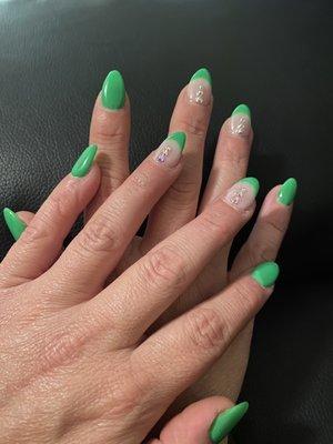 Neon Green Nail