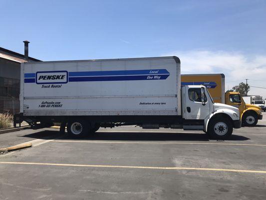 26 ft. box truck with a power lift-gate