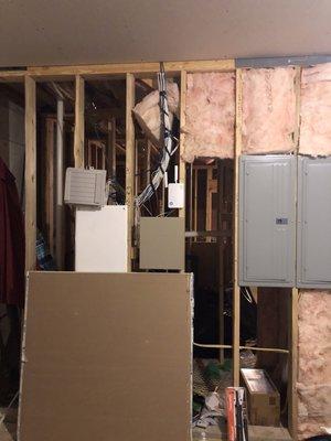 Framing basement