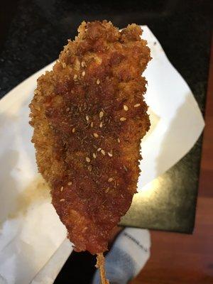 Fried Chicken Cutlet - huge portion for price. tasty