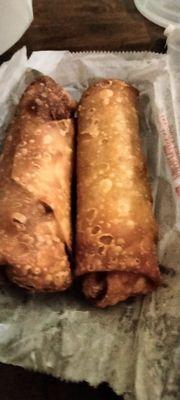 2 shrimp egg rolls