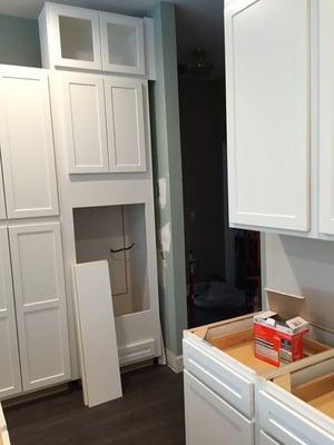 Kitchen Cabinet Install