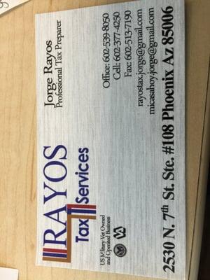 Rayos Tax Services