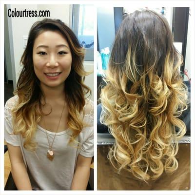 Platinum Contrast ombre