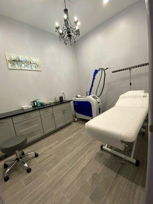 Laser Hair Removal Treatment Room