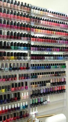 Great nail polish selection!