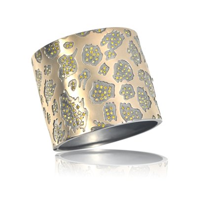 Rebecca Myers Collection fine jewelry Cheetah Cuff.