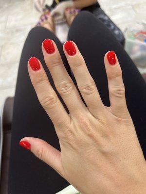 Red nails