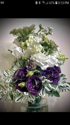 Susan prepared My bridal bouquet with flowers which we hand selected, including my favorite, lisianthus flower.   It was stunning!