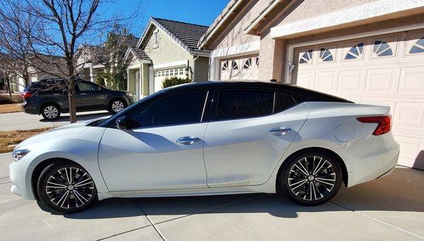 2018 Nissan Maxima (tint by Custom Window Tint)