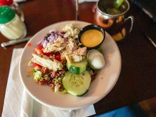 Half Cobb Salad - they split it for us!