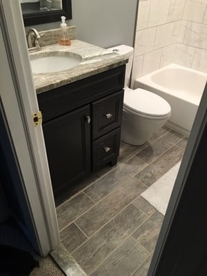 Hall bath remodel