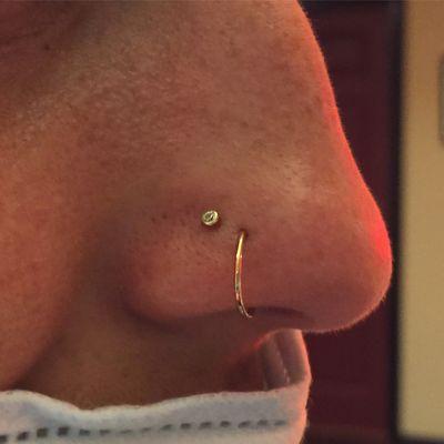 Double nose piercings