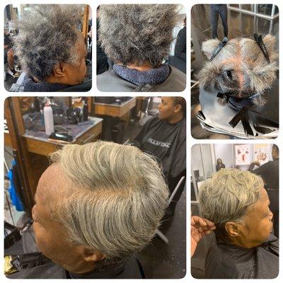 Relaxer, Cut and Style