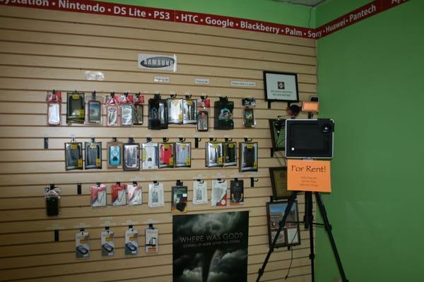 CPR Cell Phone Repair Stillwater - Samsung accessories wall