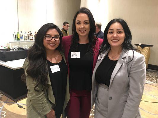 Attorneys Garcia & Miller with their intern, Michelle.